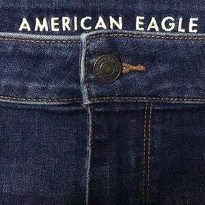 ✨American Eagle High Rise Skinny Kick Book Stretch Size 18 Jeans   SAC726